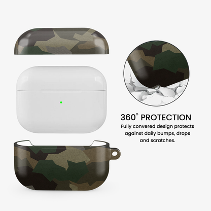 Tropical Green Camo Airpods Case