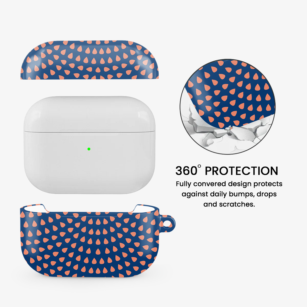 Azure Waters Airpods Case