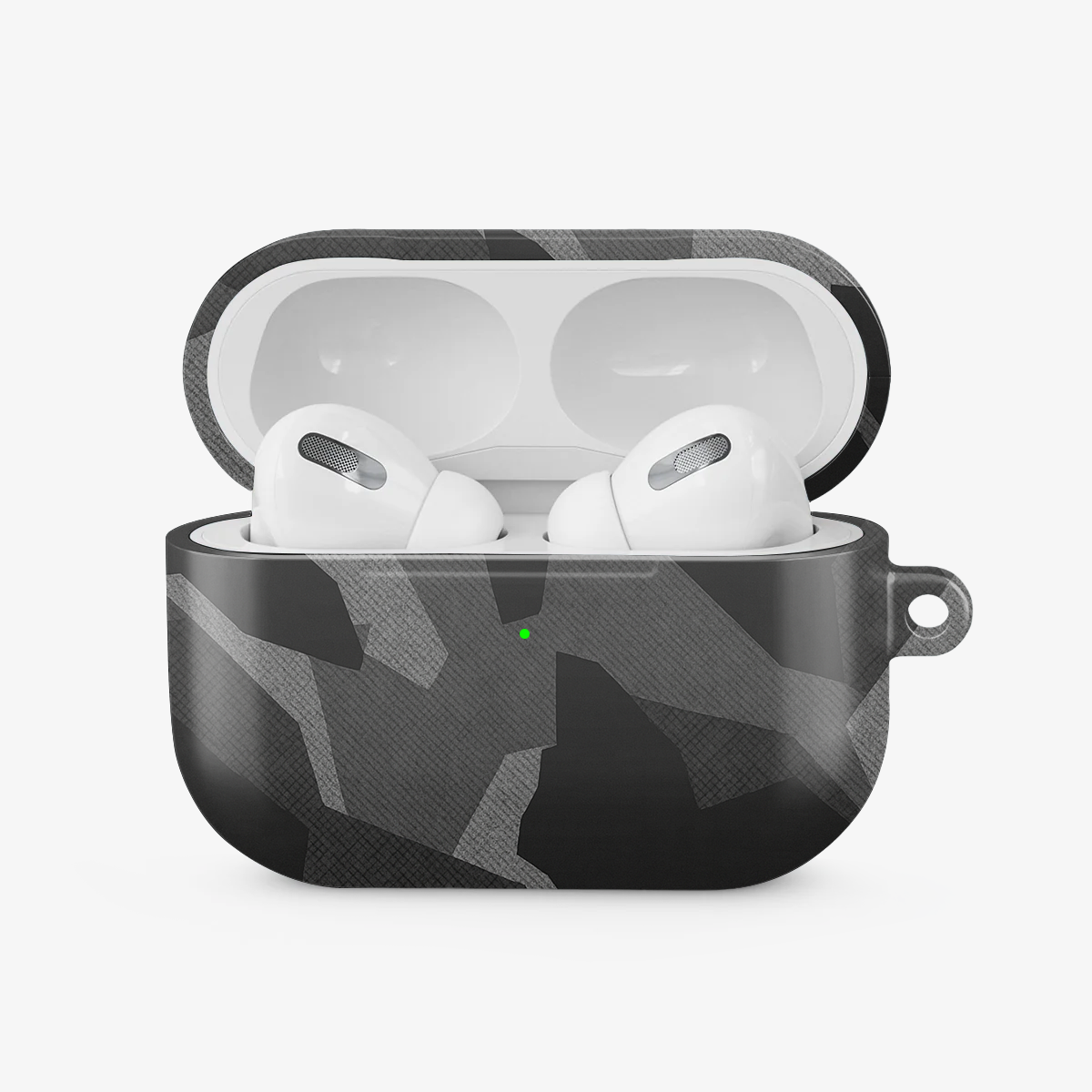 Night Black Camouflage Airpods Case