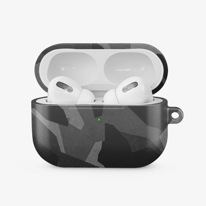 Night Black Camouflage Airpods Case