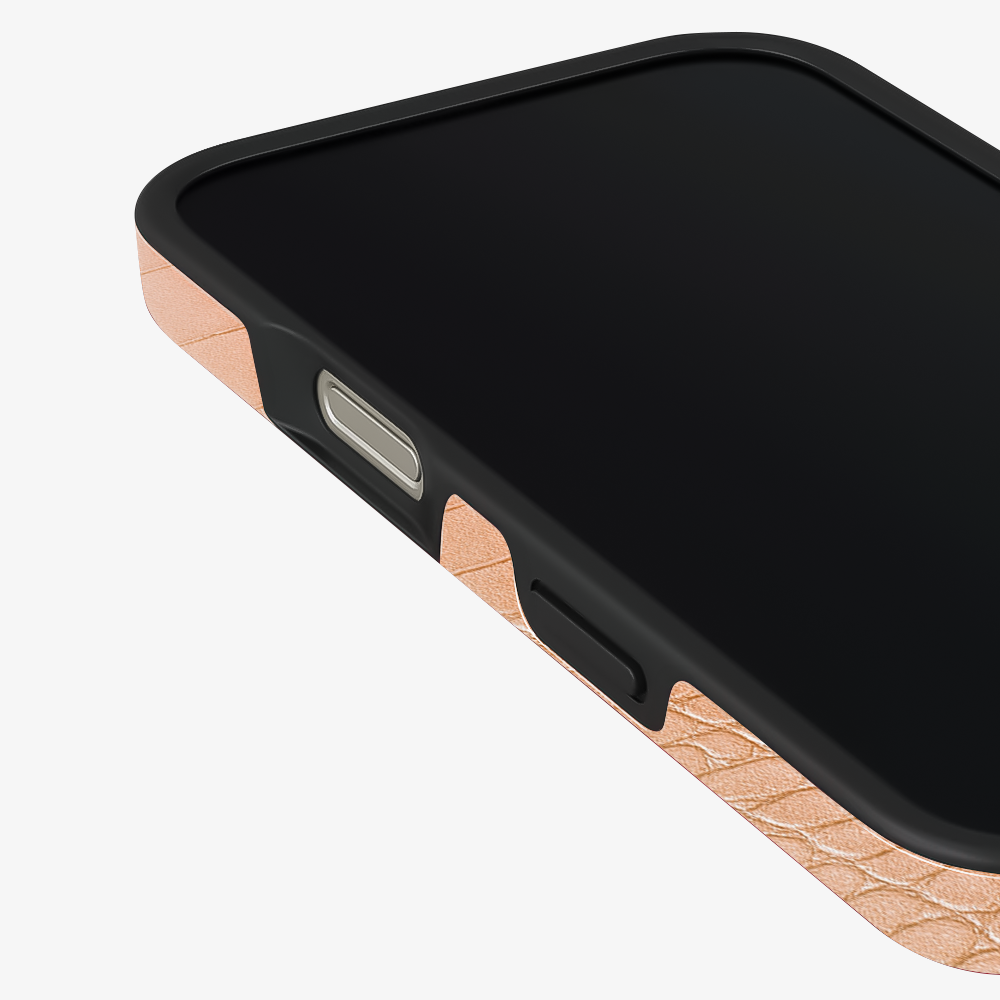 Pink Croco Armoured Phone Case