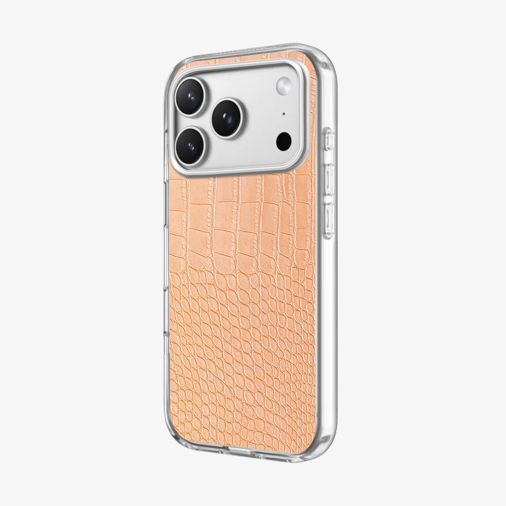 Pink Croco Phone Case
