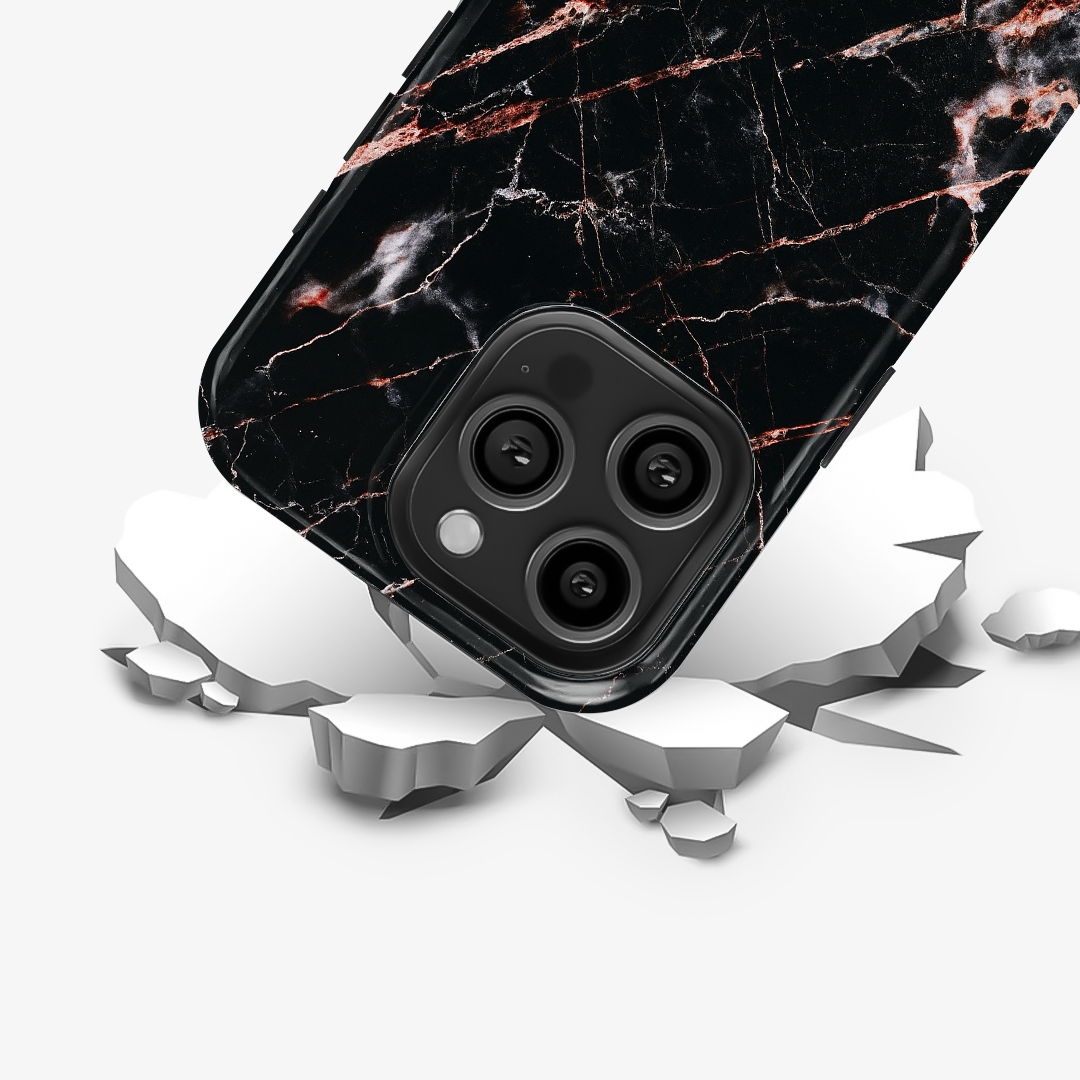 Rose Gold Marble Armoured Phone Case