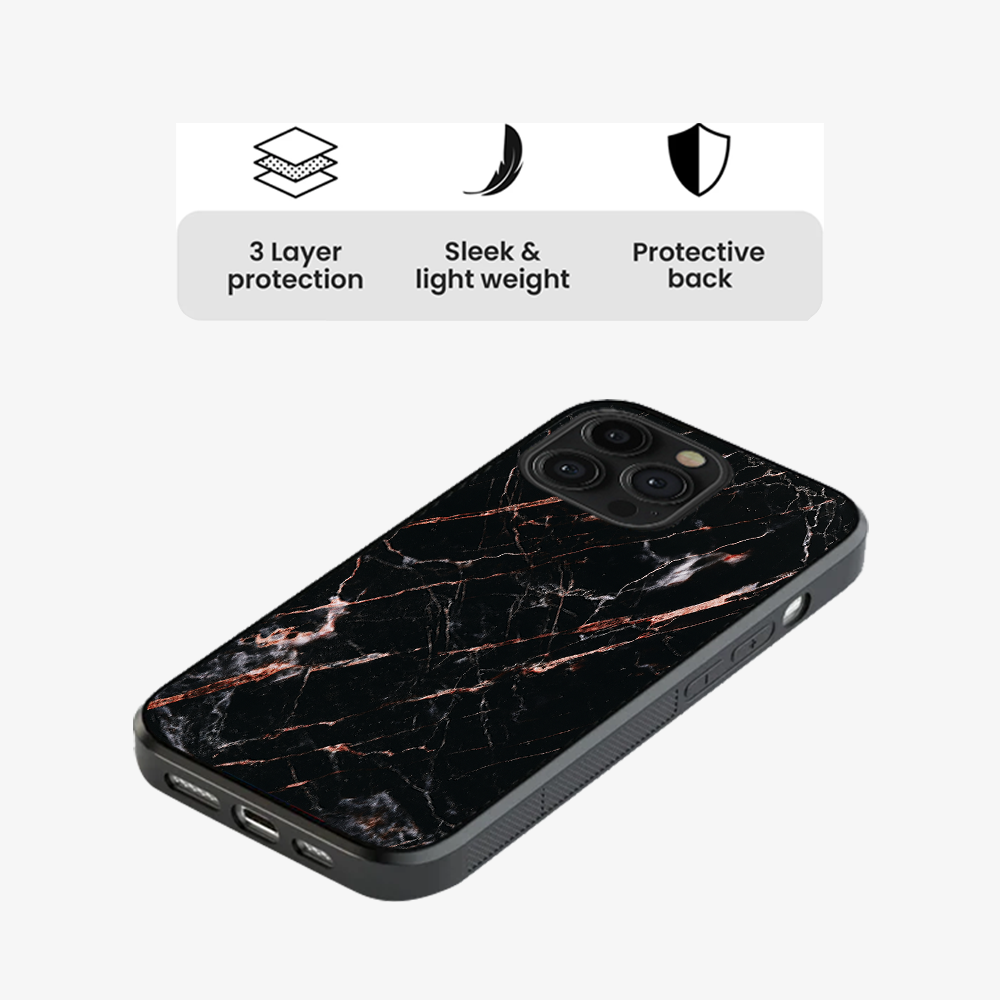 Rose Gold Marble Phone Case