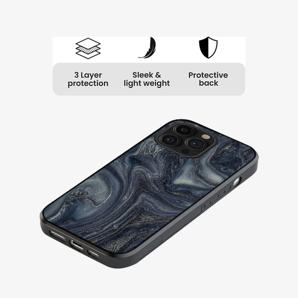 Navy Trench Phone Case