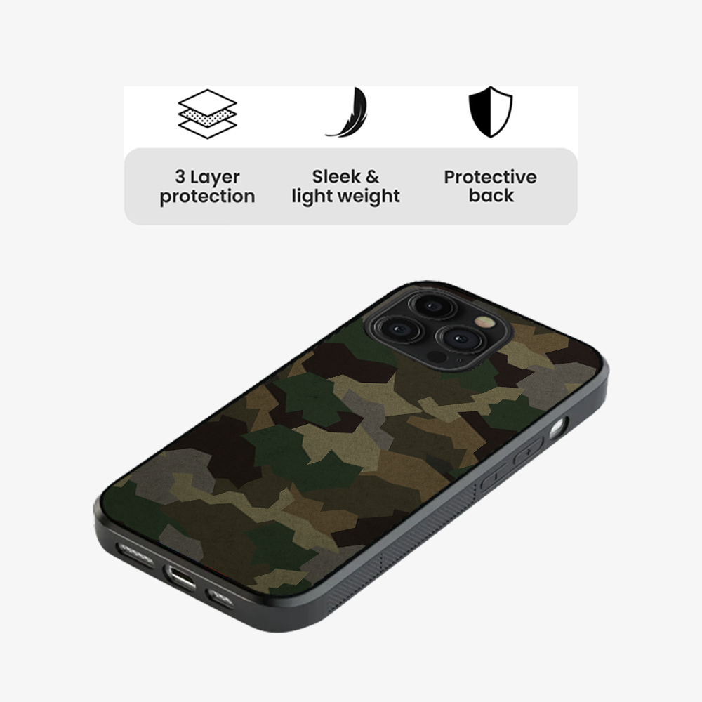 Tropical Green Camo Phone Case