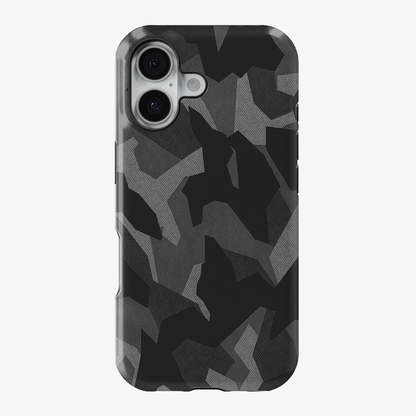 Night Black Camouflage Phone Case