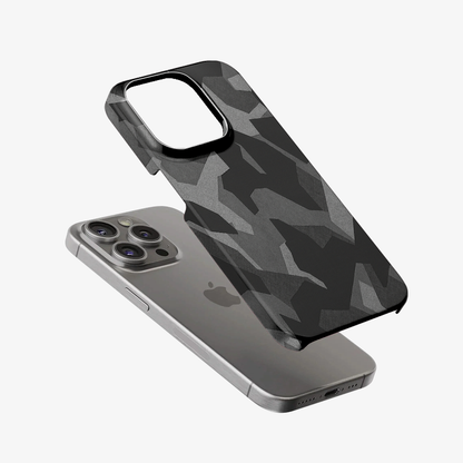 Night Black Camouflage Phone Case