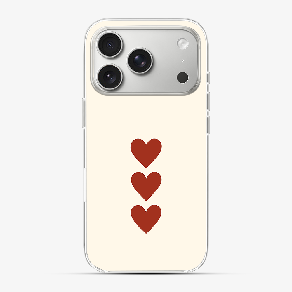 Three Hearts Phone Case