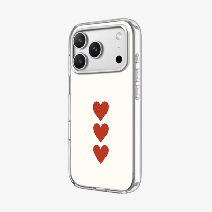 Three Hearts Phone Case