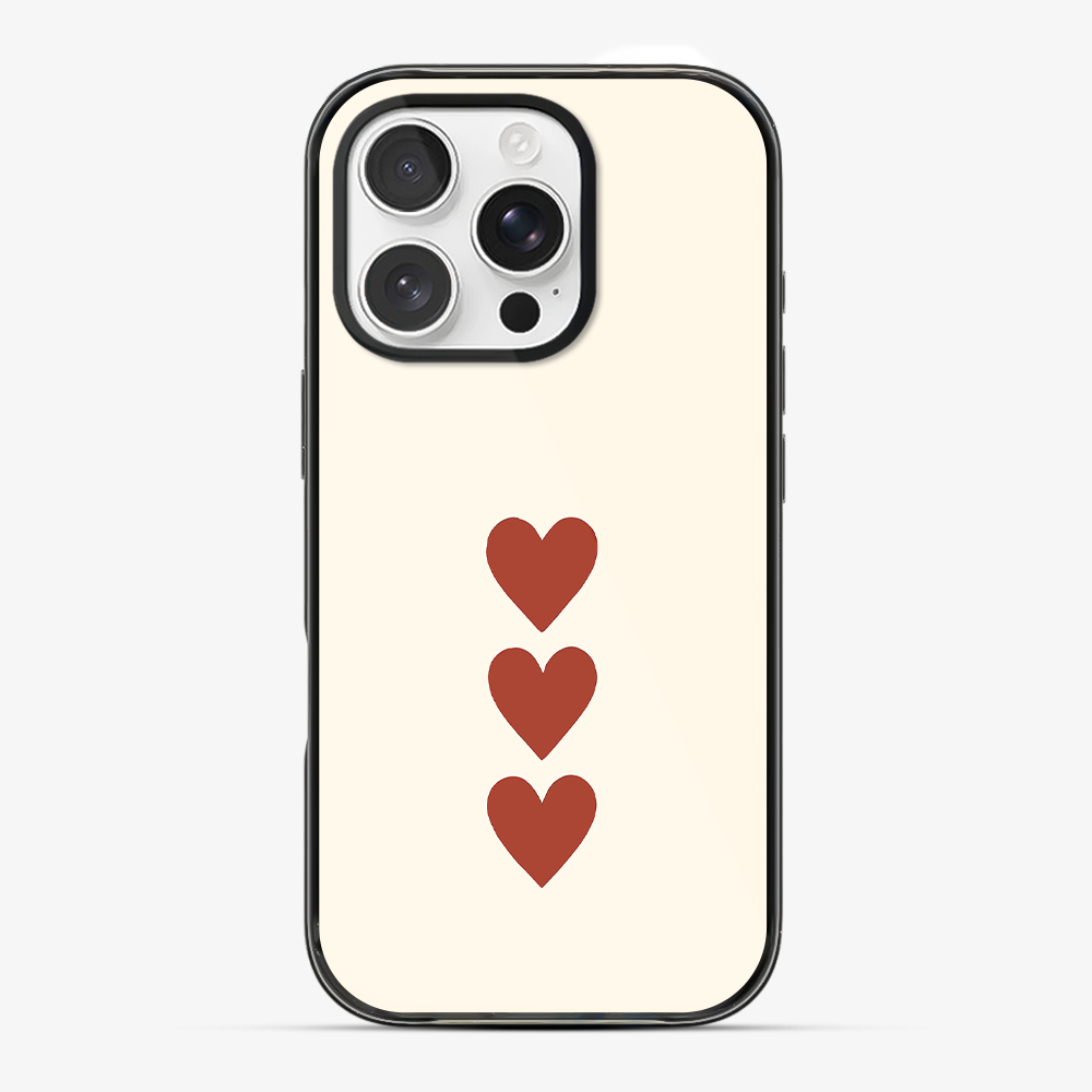 Three Hearts Phone Case