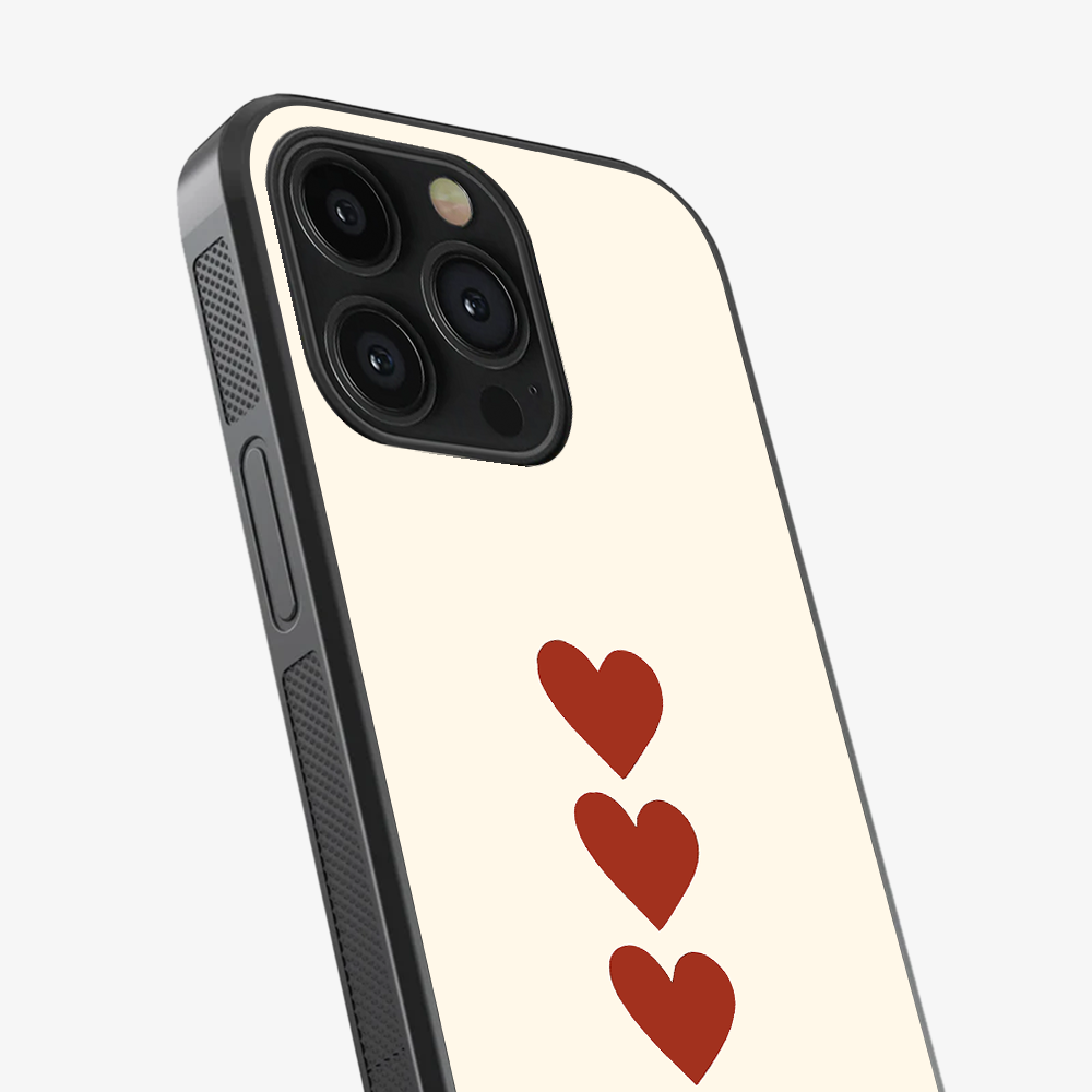 Three Hearts Phone Case