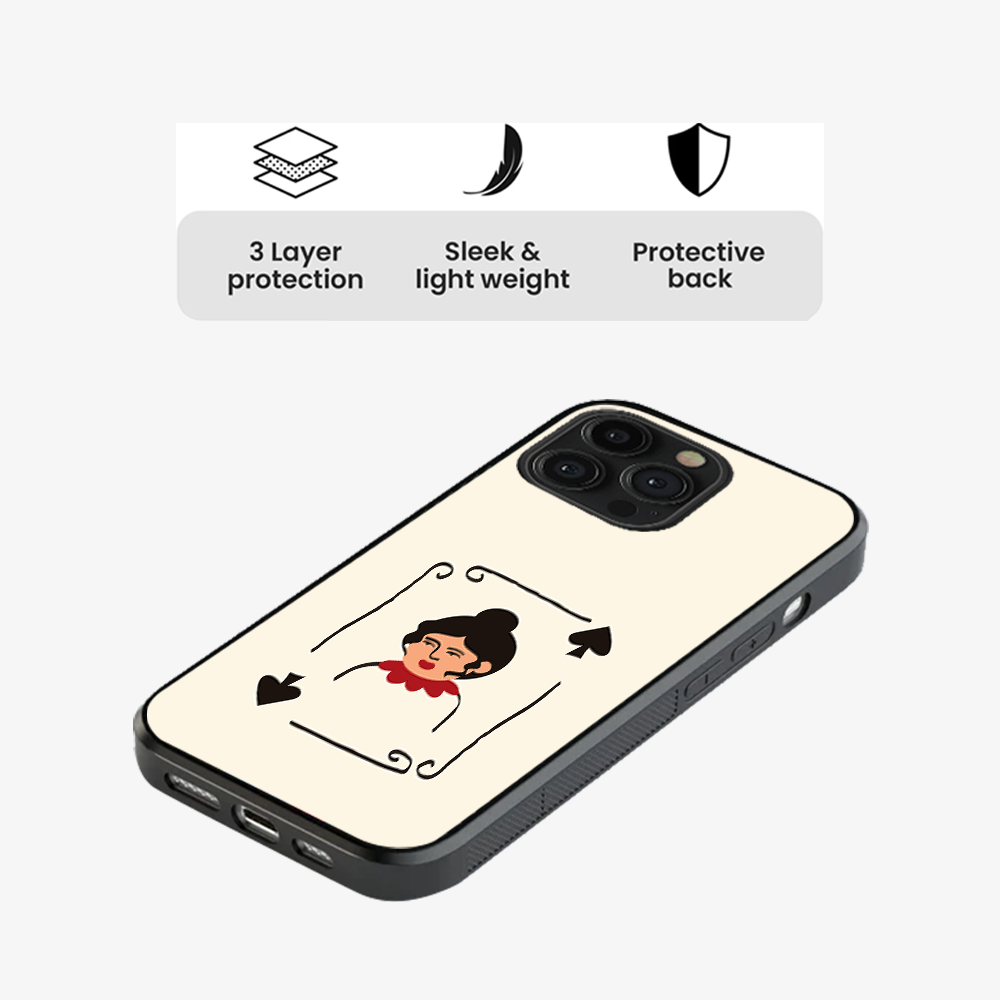 Queen Of Hearts Phone Case