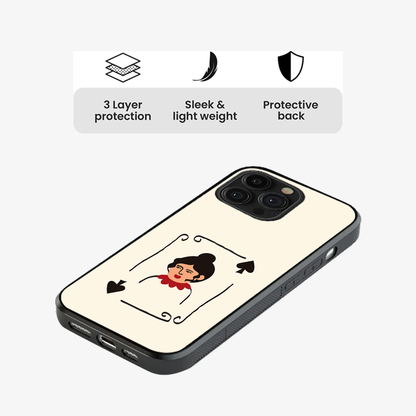Queen Of Hearts Phone Case