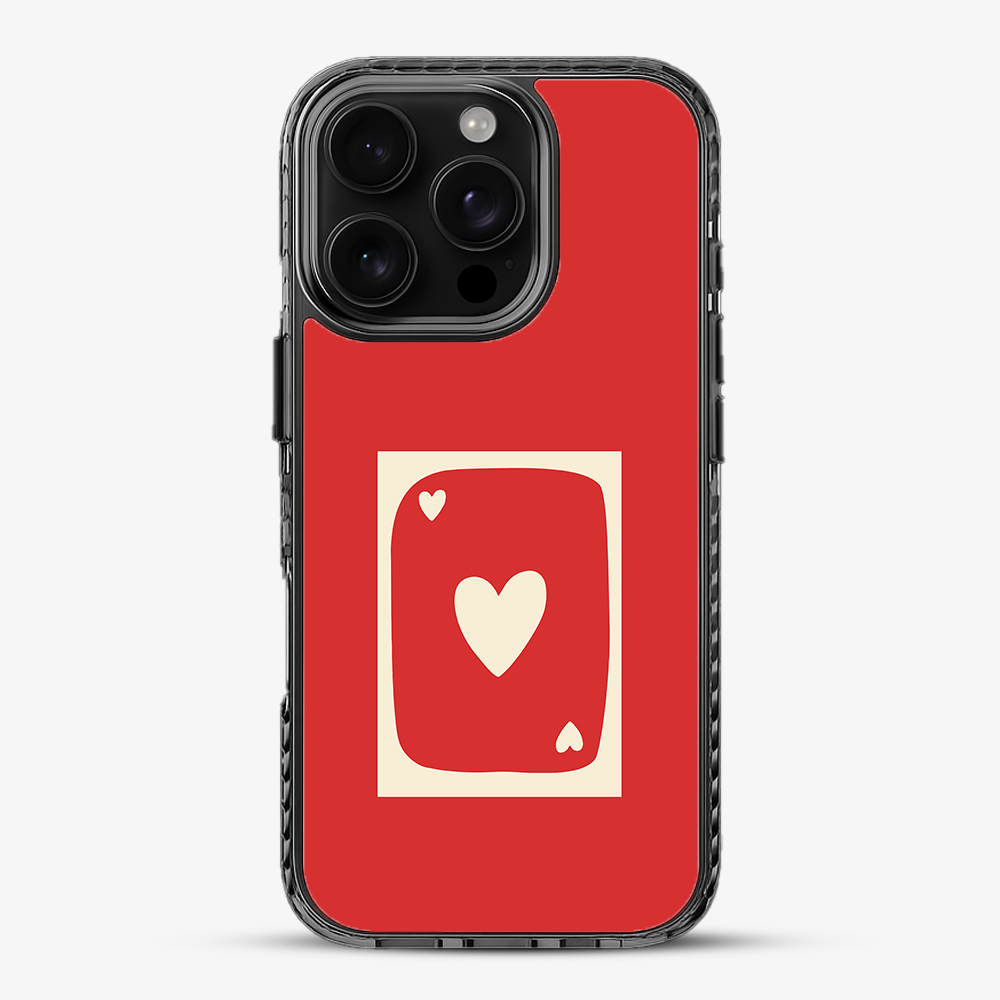Red Heart Card Phone Case