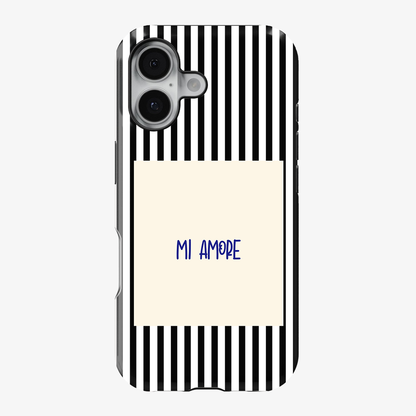 Mi Amore Black Phone Case