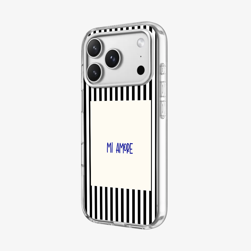 Mi Amore Black Phone Case