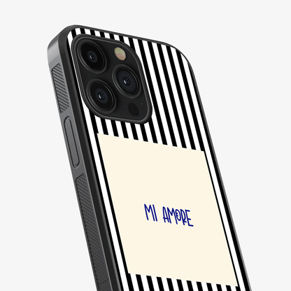 Mi Amore Black Phone Case