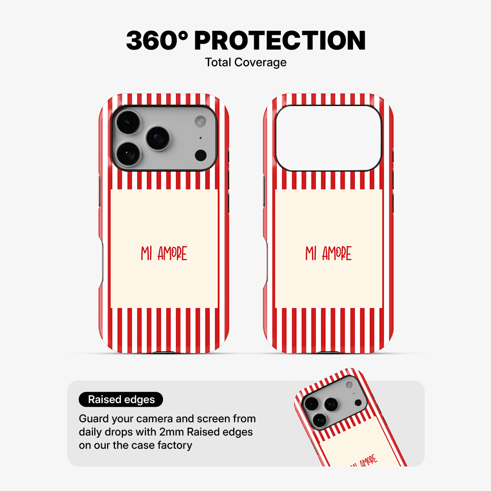 Mi Amore Red Phone Case