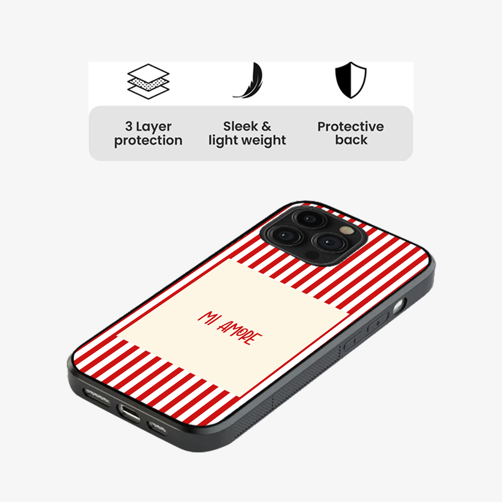 Mi Amore Red Phone Case