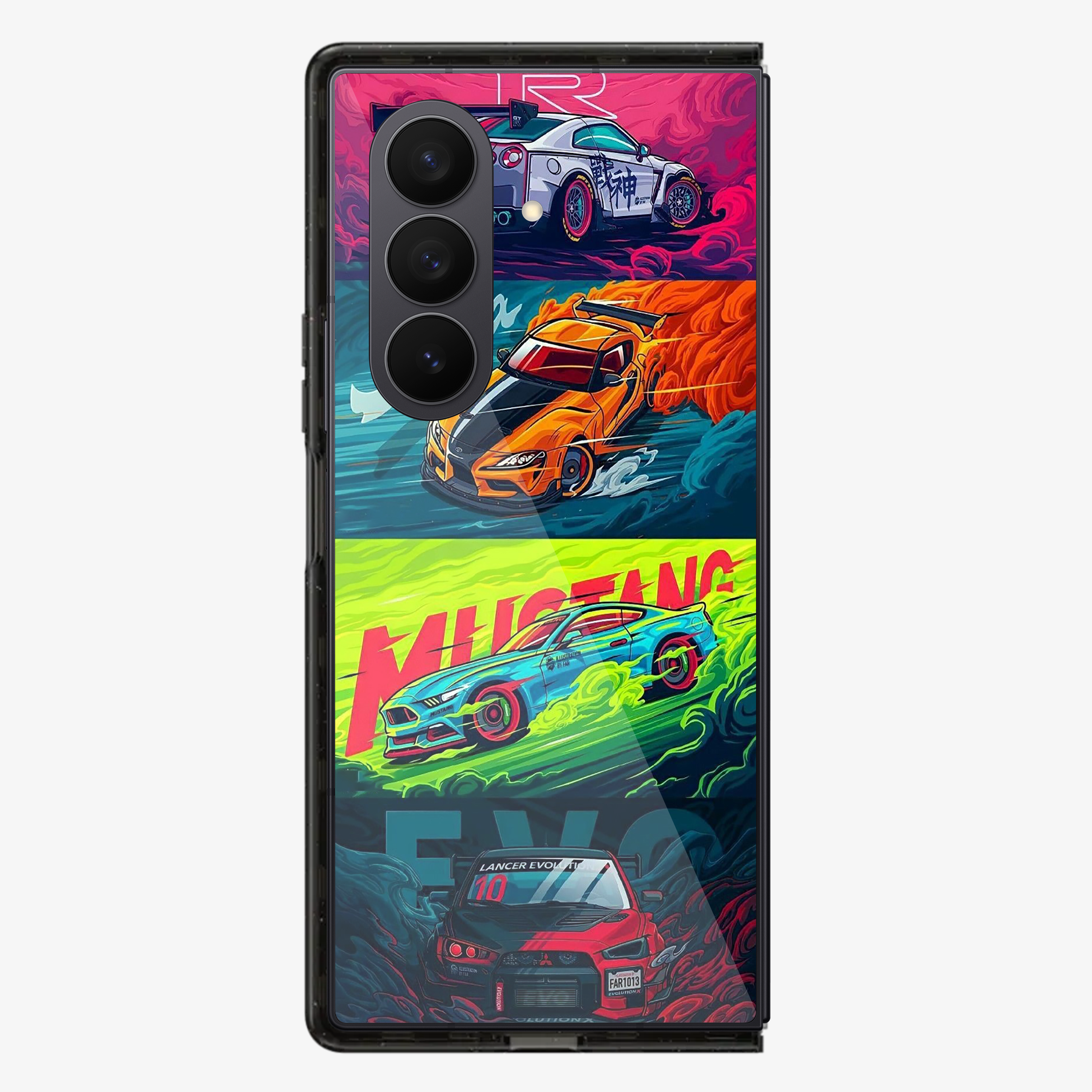 Car | Two Samsung Z Fold Phone Case