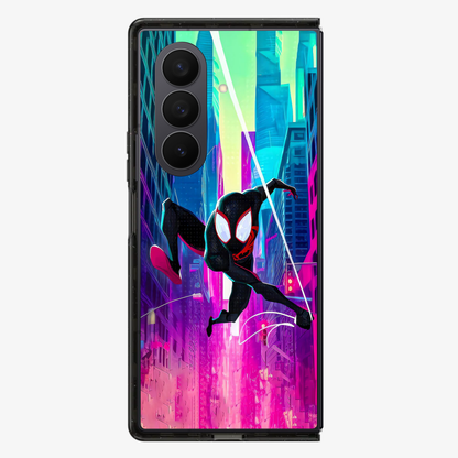 Flying Spiderman Samsung Z Fold Phone Case