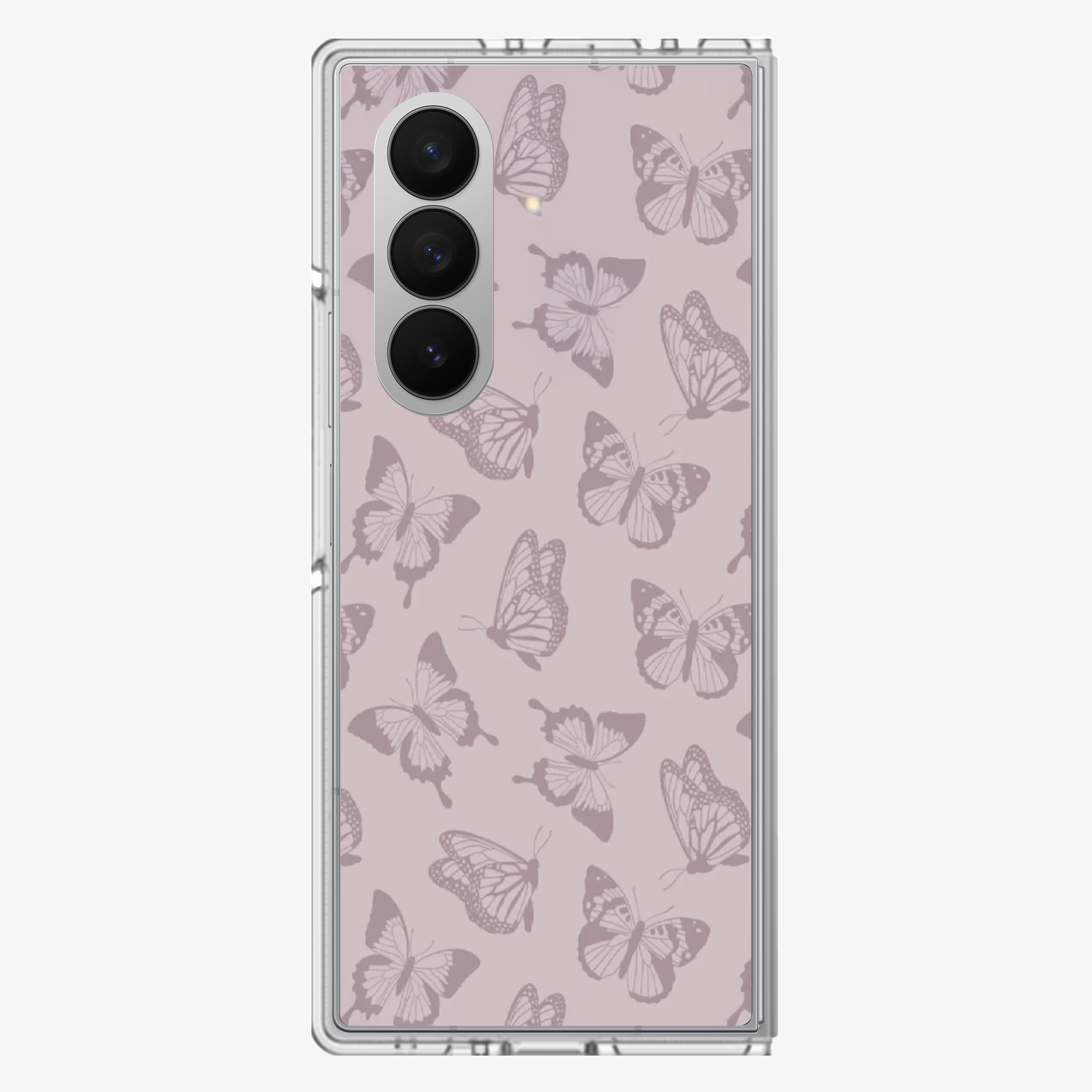 Brown Flutter Samsung Z Fold Phone Case