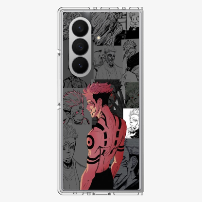 Sukuna Silhouette Samsung Z Fold Phone Case