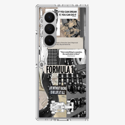 Formula 1 Sticker Samsung Z Fold Phone Case