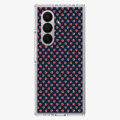 Falling Hearts | One Samsung Z Fold Phone Case