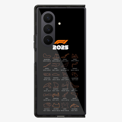 F1 Circuits Samsung Z Fold Phone Case
