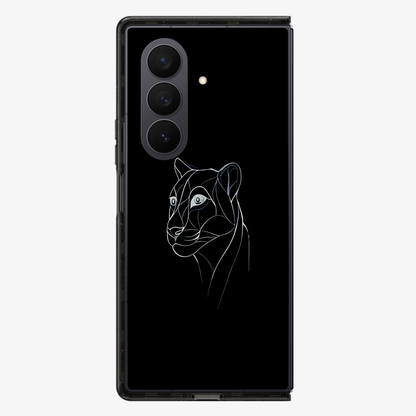 Cheetah Samsung Z Fold Phone Case